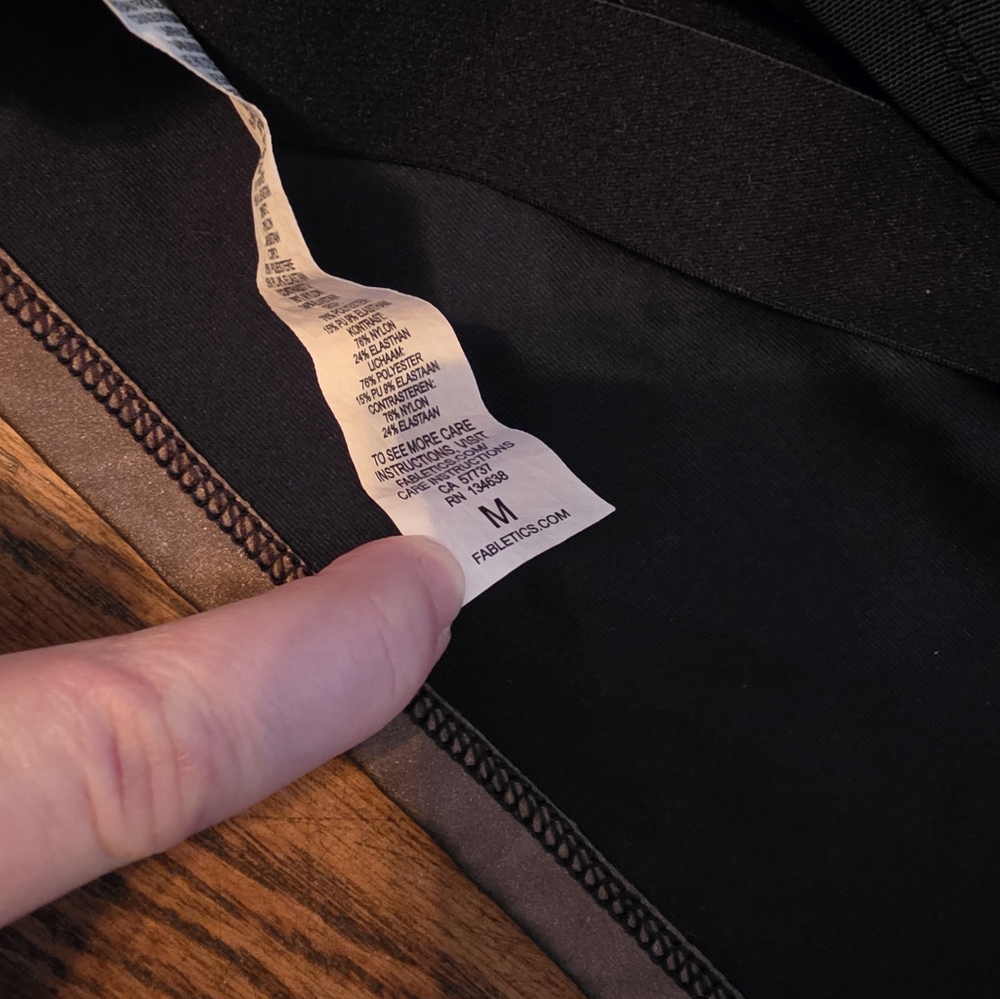 Fabletics Metallic Long Line Bra - Picture 6 of 7